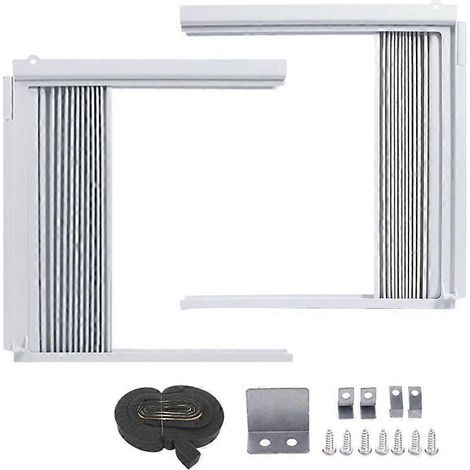 Panneaux latéraux pour climatiseur de fenêtre avec cadre réglable, panneau latéral d'isolation pour climatiseur de fenêtre BTU Wi (1/5)