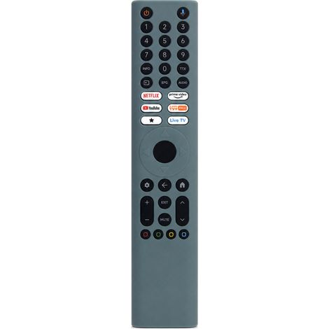 Housse en Silicone Grise pour Télécommande TV Compatible avec Xiaomi XMRM-P3, Découpes et Couleur Lumineuse (1/5)