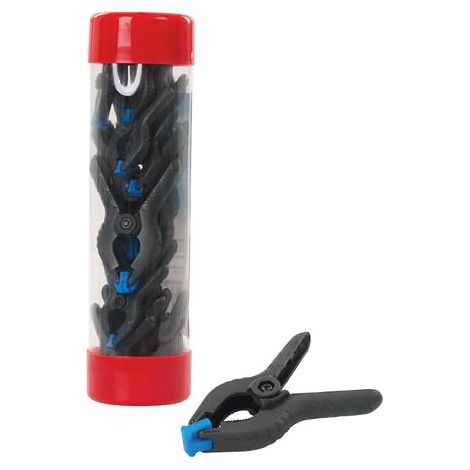 Pinza morsetto a molla Silverline 22Pz 25 e 19 mm in plastica dentate Prezzo