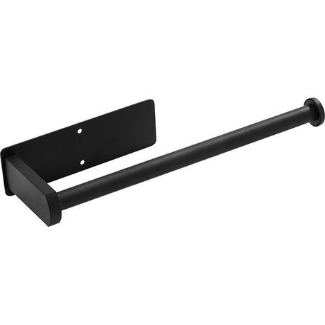 Noir-Porte Sopalin, Support Dévidoir Sopalin Acier Inoxydable Pas de Perçage Porte Essuie Tout Auto-adhésif Devidoir Support Tout Mural, Derouleur Sopalin Tout Porte-rouleau de Cuisine pour Armoire (1/5)