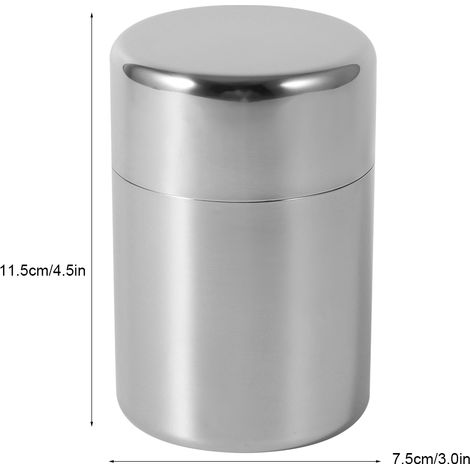 Boîte de Rangement en Acier Inoxydable pour Thé, Café et Sucre - Boîte de Conservation Hermétique pour Cuisine (1/5)
