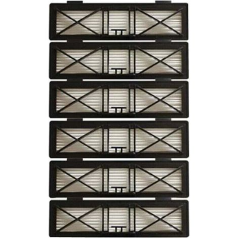 Pack of 6 HEPA filters for Neato Botvac D7 D3 D4 D5 D6 D70 D75 D80 D85 for Neato Botvac 75e 80 85 filter parts, (1/4)