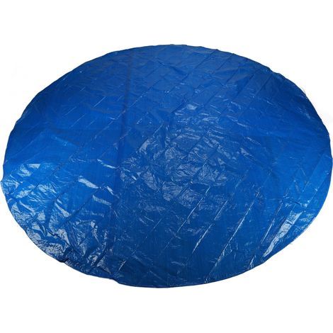 Wasserdichte und regenfeste Poolabdeckung, runde Staubschutzabdeckung für Pools mit 224 cm Durchmesser. (1/5)