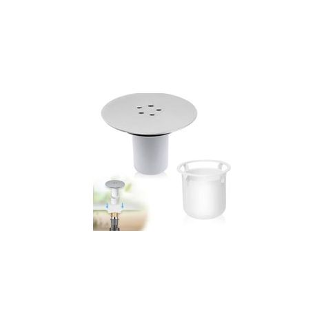– Bonde de douche 90 mm – Couvercle de siphon à drainage rapide – Plastique ABS durable – Prévention des blocages de cheveux (1/5)