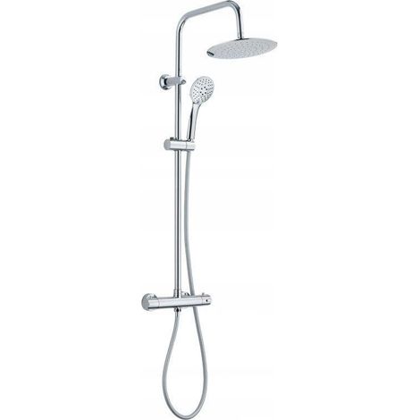 Ferro Musta set doccia cromato con batteria termostatica (1/3)