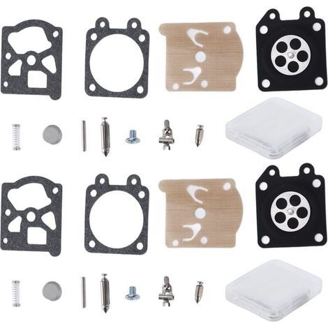 Kit de reconstruction de carburateur de remplacement, 2 jeux, adapté pour Stihl 026 MS260 024 MS240 MS210 MS230 MS250 FS85 FS86 FS88 (1/5)