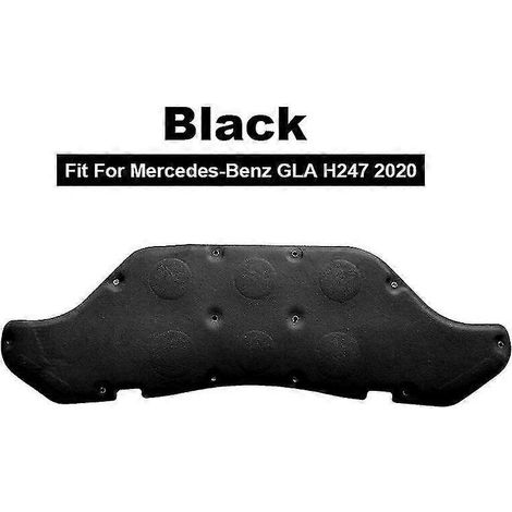 Motorhauben-Schalldämmmatte aus Baumwolle für Mercedes-Benz GLA H247 (2020) – Schwarz
