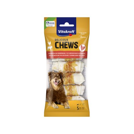 VITAKRAFT CHEWS Deli gebundener Knochen Huhn S 5 Stk. 70g