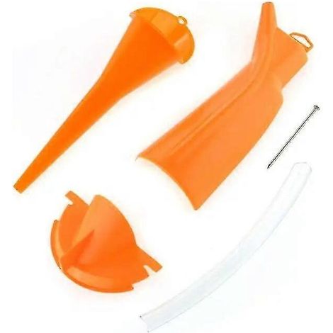 3-teiliges Set Motorrad-Ölfiltertrichter, orange, tropffrei, für Harley-Sportmotorräder, Ölwechselwerkzeug-Ersatz