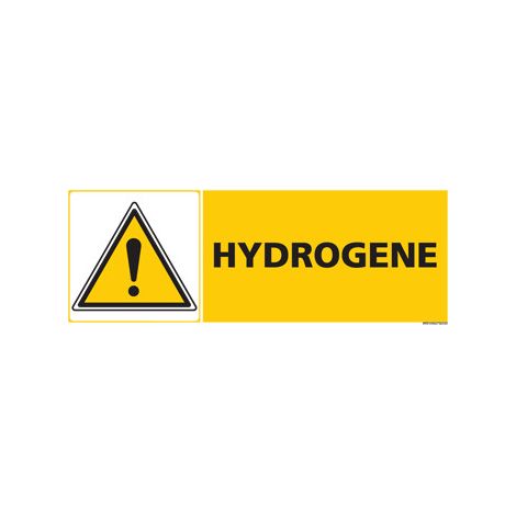 Panneau HYDROGENE (C0412) - Adhésif - 210 x 75 mm