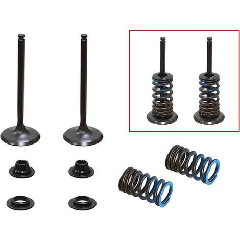 SOUPAPES D'ADMISSION PSYCHIQUES (JEU DE SOUPAPES AVEC RESSORTS ET RONDELLES) YAMAHA WRF 250 '15-'19, YZF 250 '14-'18, YZ 250 FX '15-'18 ACIER (MX-09553I) (31X4,95X83,6MM)