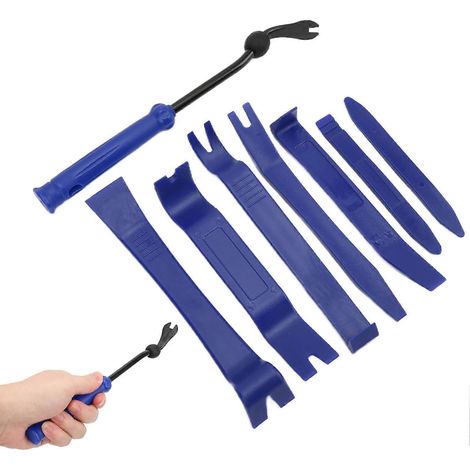Kit de démontage audio de voiture 8 pièces pour panneaux, décorations et tableau de bord : kit d'entretien et de réparation (1/4)