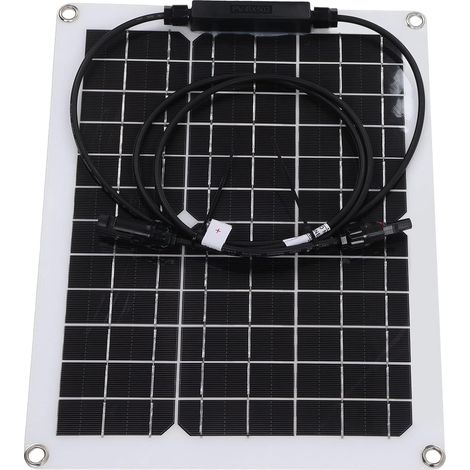Système Photovoltaïque Monocristallin de Panneau Solaire Flexible étanche de 15 W pour Bateaux de Pêche RV (1/5)