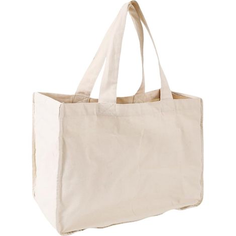 Sac de courses en toile coton Healeved avec fermeture éclair , pliable , idéal pour la plage , le qu
