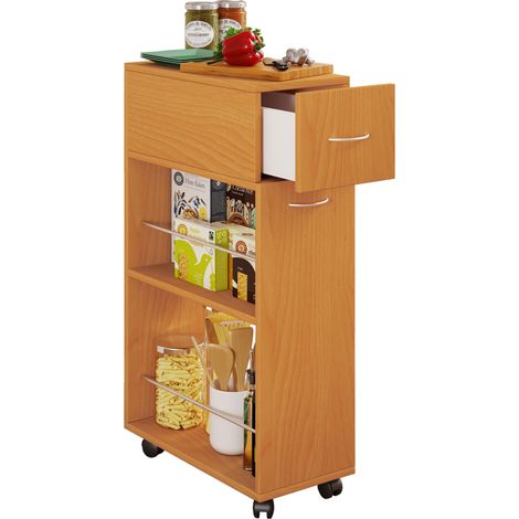 Carrello da cucina Sevierwagen Tusal cassetto 85x25x50 - VCM