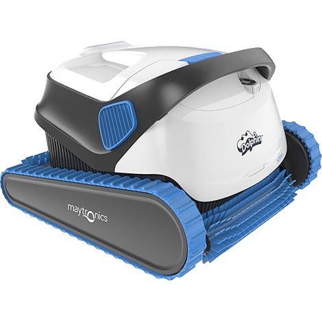 Maytronics Dolphin – Robot de piscine Dolphin S200 – Nettoyage fond, parois et ligne d’eau – Filtration multicouche – Pour piscines jusqu’à 12m – Autonomie 2h