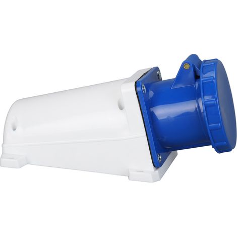 Connecteur industriel étanche pour câble, prise et fiche triphasée 3 broches 2P+T 220-250 V 63 A (1/5)