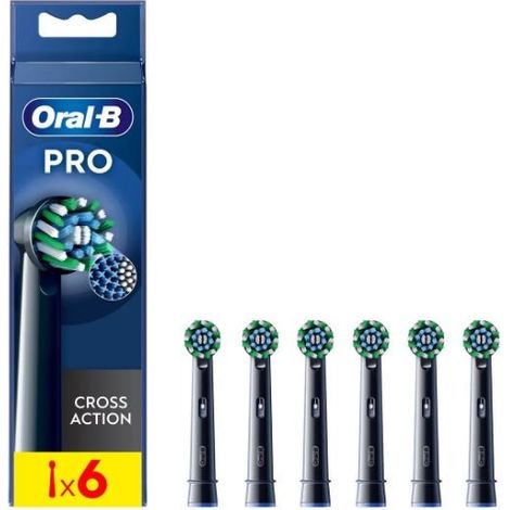 RECAMBIO DENTAL ORAL B EB50BRX PACK 6 CROSS ACTION NEGRO