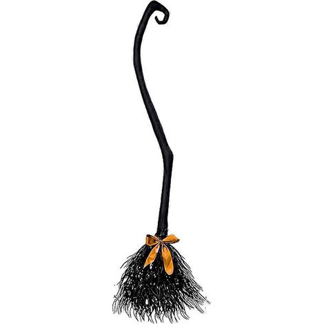Décoration d'Halloween : balai volant de sorcière (1/5)