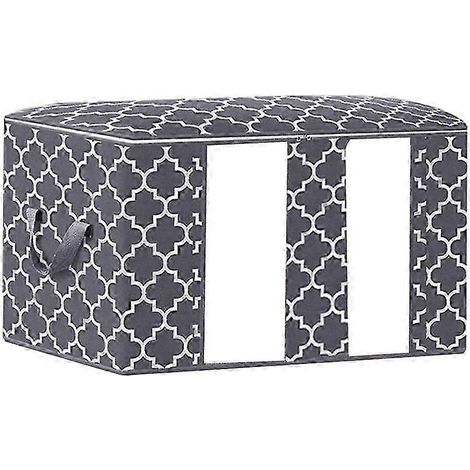 Sac de rangement pour vêtements, couette et literie avec fermeture éclair-Grey 45x45x20cm B
