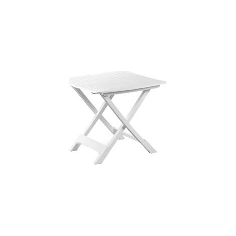 TAVOLO DA GIARDINO PIEGHEVOLE TEVERE BIANCO CM.79X72X70H.  cm.79x72x70h.  peso kg.7,3
