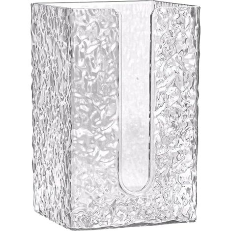 Boîte à mouchoirs murale Healeved en PET, la structure unique et au design rectangulaire – un
