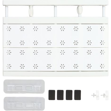 Étagère extensible pour placard, gain de place, sans perçage, grande capacité de charge, séparateurs de vêtements pour la maison, 30-40 cm / 11,8-15,7 pouces (1/5)