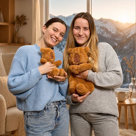 Bouillotte Micro-Ondable - SENSLY - Capybara - Peluche Douce - Marron (1/5)