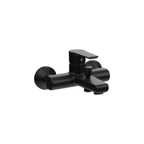 Mitigeur bain /douche NF Corps et Levier Noir RAL 9004 (1/2)