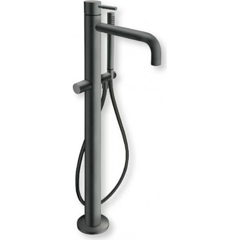 BAIN DOUCHE TRIVERDE MONOCOLONNE SUR PIED SANS MECANISME NOIR - CRISTINA ONDYNA TV18913 (1/2)