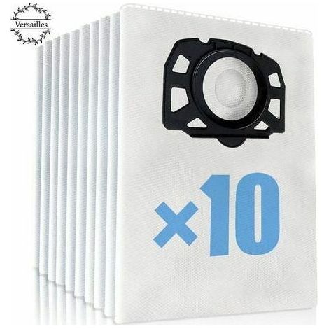 10 pcs sac aspirateur karcher sac aspirateur WD4 WD5 WD6 WD4 Premium WD5 sac karcher premium MV4, MV5 et MV6 Sacs filtrants anti-poussière pour Karcher (1/5)