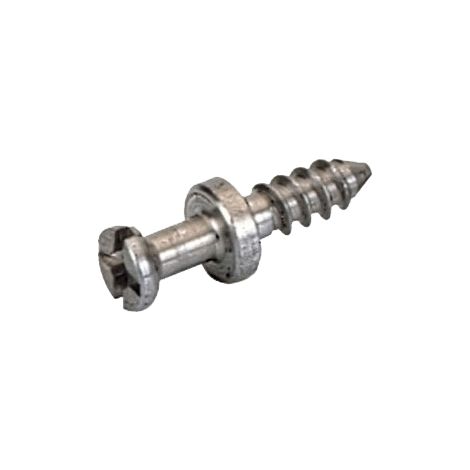 Goujons à visser du 261 - Profondeur perçage : 11,5 mm - Diamètre perçage : 3 mm - Matériau : Acier - Décor : Zingué - HETTICH (1/3)