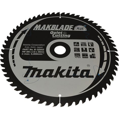 Makita MAKBLADE+ Hoja de sierra 305x30x60Z - B-32552