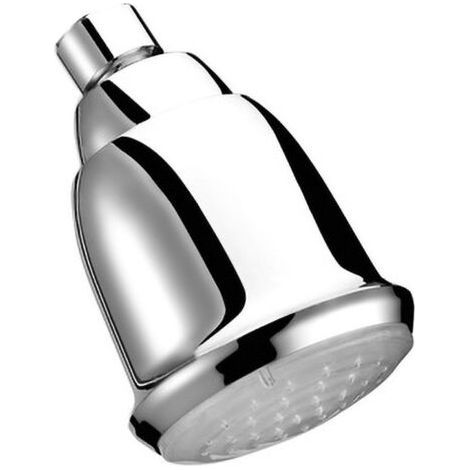 Pommeau douche LED 3 couleurs changement auto, effet pluie haute pression chrome poli, remplacement pour salle bain (1/5)
