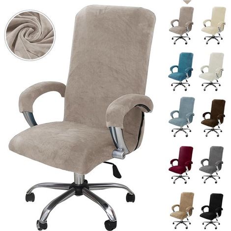 Tapicería para silla de oficina con reposabrazos，fundas elásticas para silla，tapicería para silla gaming，funda extraíble para silla (1/5)