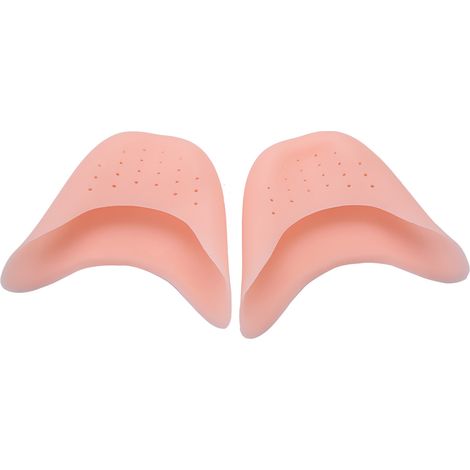 1 Paire de Protège-orteils en Silicone Souple pour Danse Classique, Coussinets de Pieds Ballet, Soin des Pieds, Couleur Chair (1/5)
