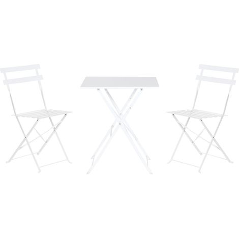 Mesa Set 3 Metal 60X60X71 Blanco (1/5)