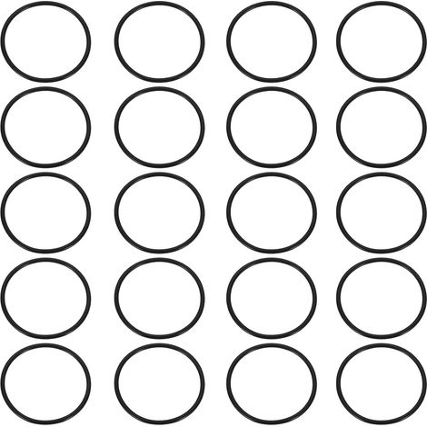 20 Pcs Joint Torique Joints Toriques Ronds Noir ID x OD 45 x 50 mm (1/5)