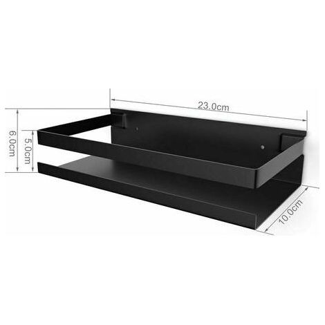 Étagère de douche sans perçage en acier inoxydable SUS304, pratique pour l'organisation de votre salle de bain. (1/5)