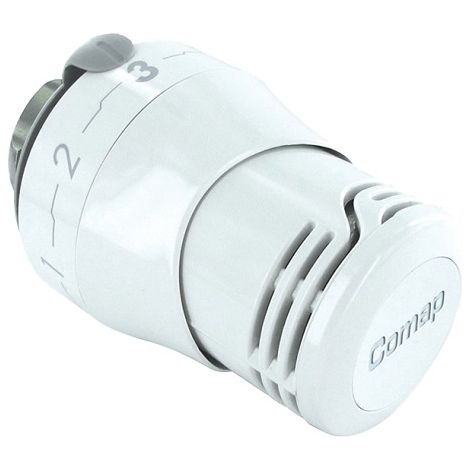 Comap – Tête thermostatique SENSO M28 à sonde liquide 28x1,5 – Précision et réactivité – Bague de limitation intégrée – Pour radiateurs (1/4)
