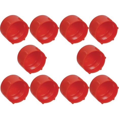 10x Bouchon anti-poussière filetage femelle métrique en plastique Embout Raccord Capuchon Enveloppant Protection Tuyau Hydraulique Tube, M14 x 1,5mm (1/3)