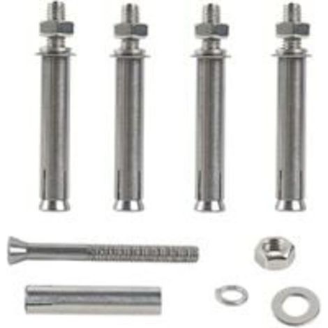M8x80mm Boulons à Expansion Hex Vis D'expansion Acier Inoxydable 304 Cheville Beton Lourd Devoir Ancrages de Fixation pour la Construction Murale 6pcs