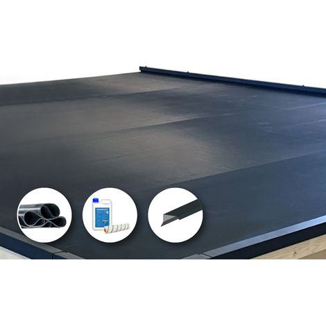 Premium Sparset EPDM Couverture de toit - 3,05 x 4,7 m