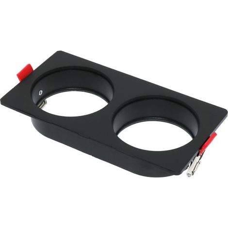 IluminaShop - Aro de Empotrar Negro Para 2 Modulos 10W Serie Cobfix (1/3)