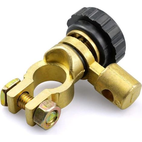 Coupe Circuit Batterie 12V, Interrupteur Terminal Connexion, Cosses Batterie 12V pour Voiture Camion Bateau Véhicule 15.5-17mm (1/5)
