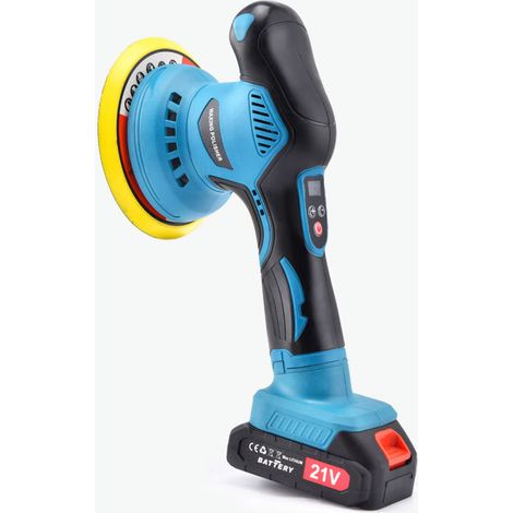 Polisseuse Lustreuse 21V Sans Fil 3 en 1 avec Batterie et Chargeur pour Détailing Automobile Professionnel (1/4)