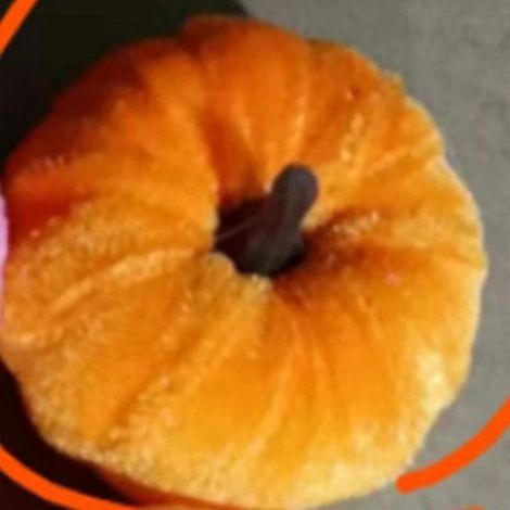 Cadeaux pour Halloween-5.5cm 04 5.5/8/10cm Velvet Pumpkin Decoration Soft Foam Stuffed Simulated Pumpkin Artificial Pumpkin Autumn Fall Ornaments (1/5)