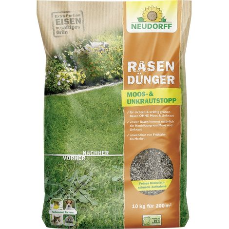Neudorff Rasendünger Moos- und UnkrautStopp - 10 kg (1/5)