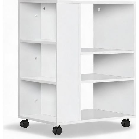Meuble de rangement de bureau blanco 60 x 40 x 75,8 cm (1/5)