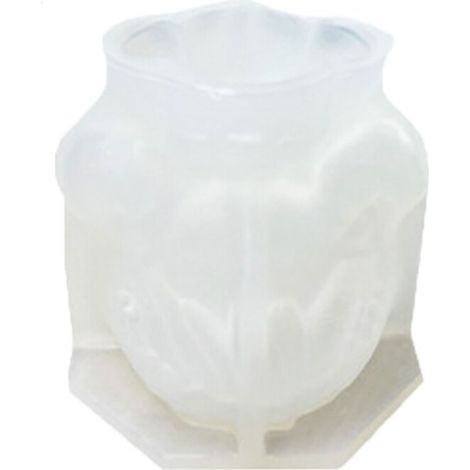 Stampo per candele a forma di ragazza dai capelli lunghi (per 4 persone)